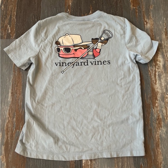 Vineyard Vines Boy Lacrosse Tshirt size 7 - Picture 2 of 3